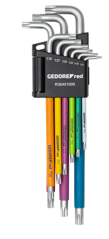 Gedore Red Allen key set 9-pieces TX T10-T50