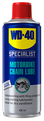 WD40 SPECIALIST MOTORBIKE CHAIN LUBE-400ML