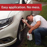 Lanoguard Vehicle Underbody and Chassis Care Kit in use on vehicle